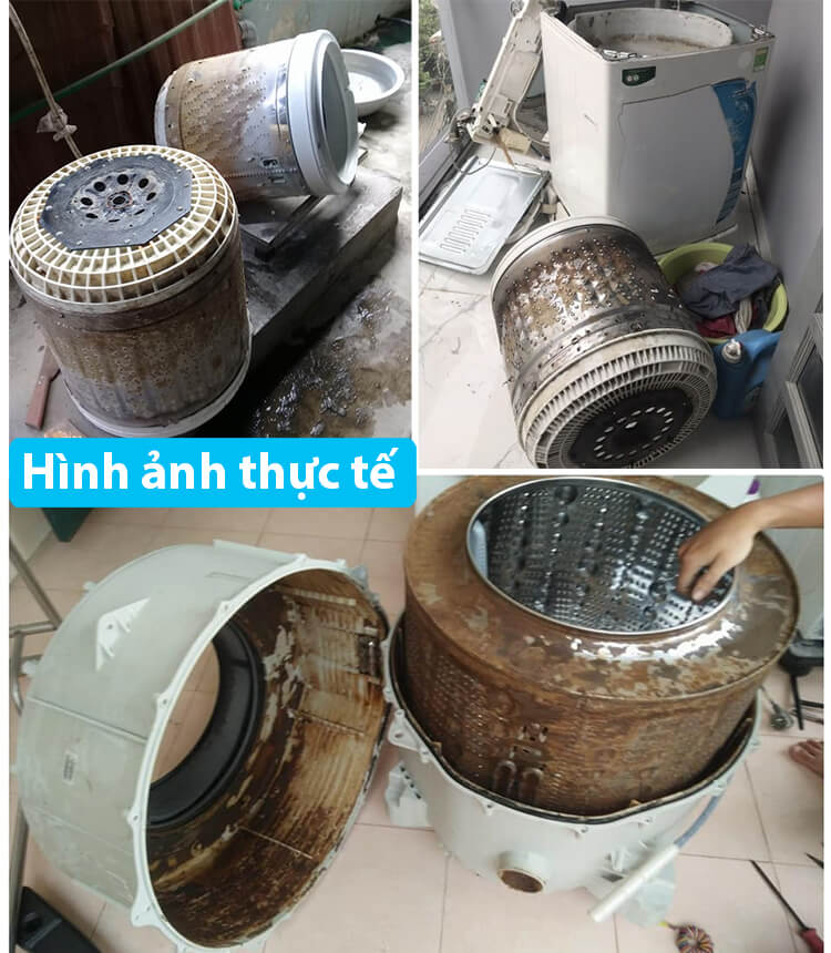 vệ sinh máy giặt