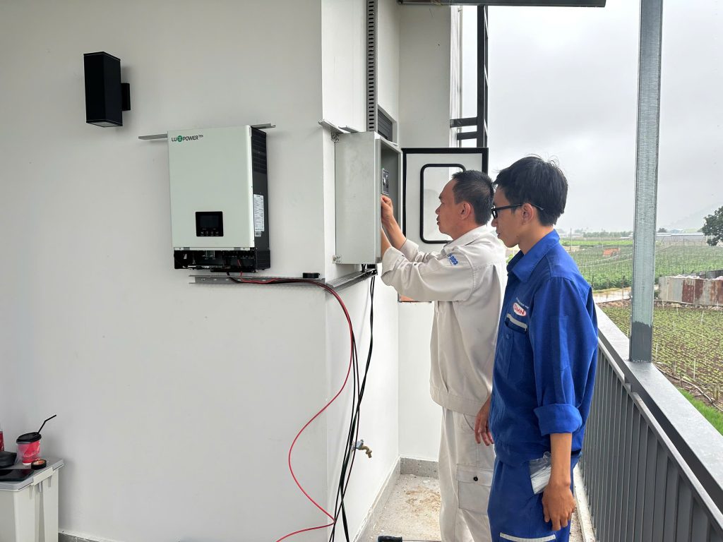 Hệ thống điện mặt trời 3kwp tại Phú Hội Lâm Đồng