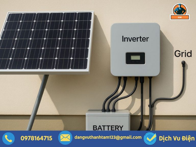 Hướng dẫn tự lắp điện mặt trời tại nhà chuẩn kỹ thuật. Tự lắp điện mặt trời tại nhà
